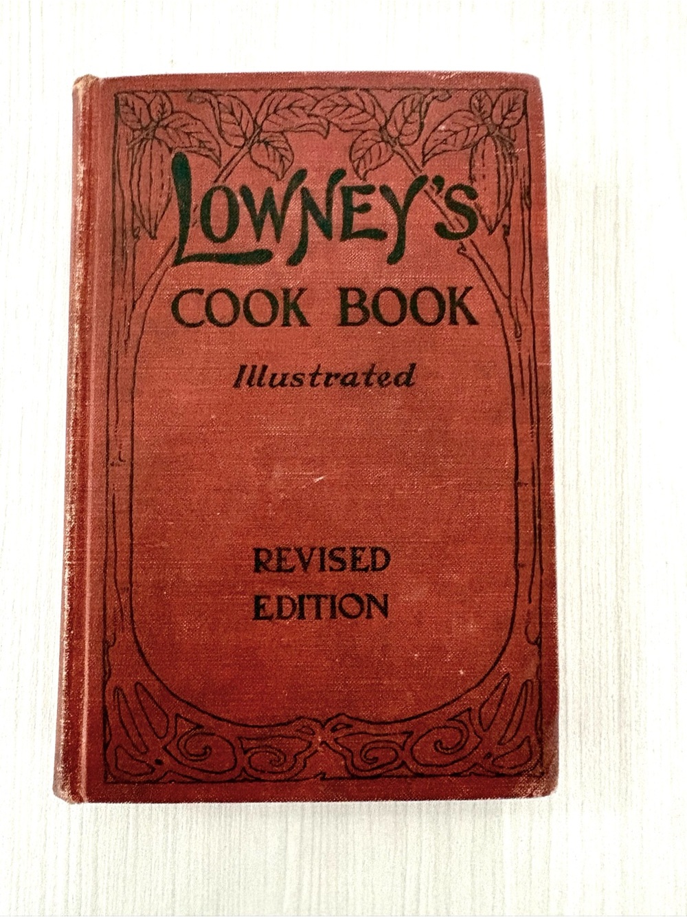 Vintage Lowneys Cook Book Hardcover circa 1912 in wonderful condition!